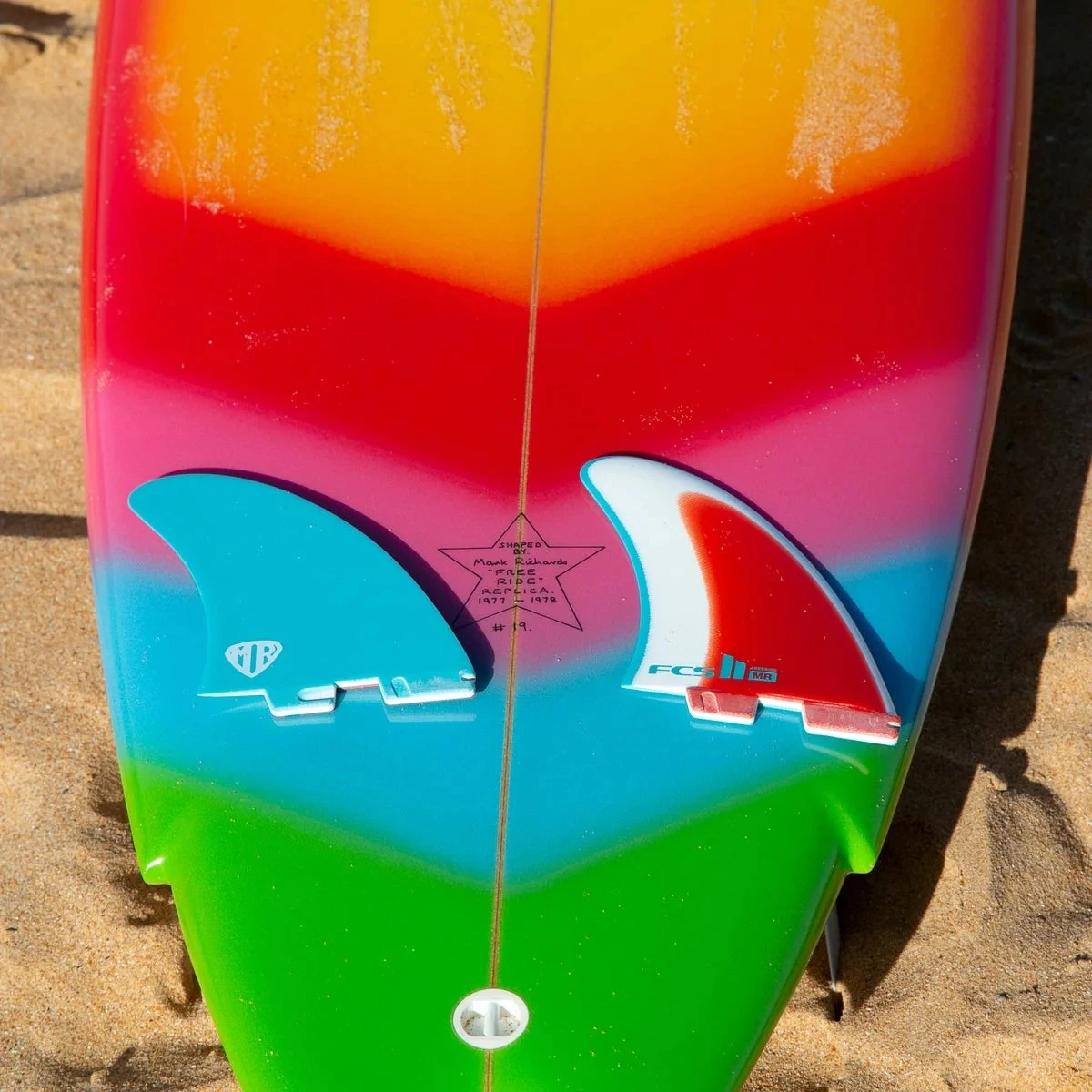 AILERON SURF FCS II MR FREERIDE TWIN BLUE/RED/WHITE 1 AILERON SURF FCS II MR FREERIDE TWIN BLUE/RED/WHITE