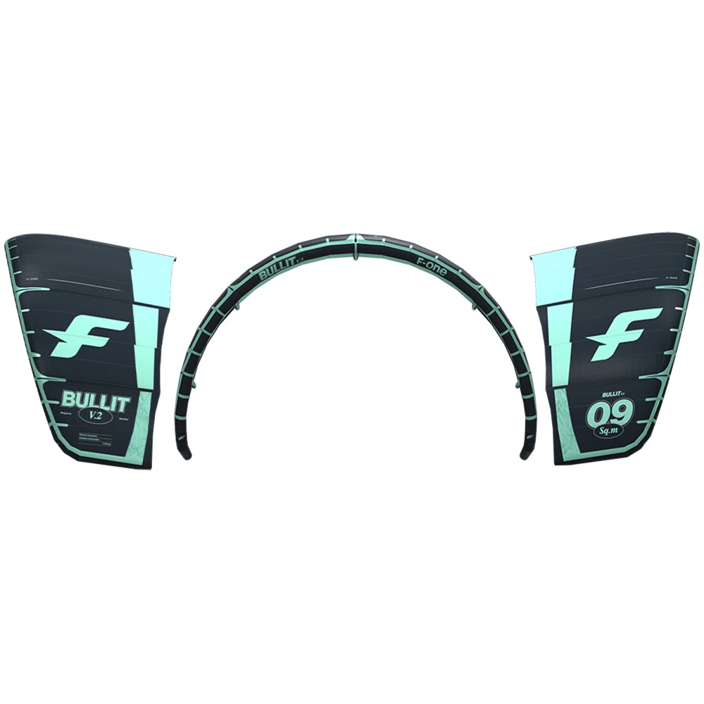 AILE DE KITESURF F-ONE BULLIT V2 ONYX / MINT 2023 2 AILE DE KITESURF F-ONE BULLIT V2 ONYX / MINT 2023 – Image 2