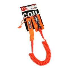 LEASH DE SUP HOWZIT COIL ORANGE -Surf Sportif howzit leash coil sup 0031 calque 8 19 09 2022 10 20 25