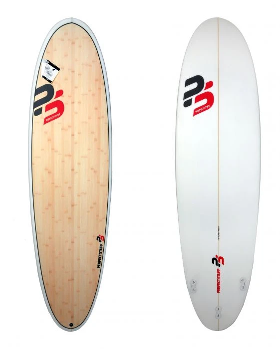 SURF PERFECT STUFF 6.10 EGG BAMBOU WHITE GLOSS 2 SURF PERFECT STUFF 6.10 EGG BAMBOU WHITE GLOSS – Image 2