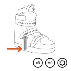 VISSERIE MARINE TORX POUR CHAUSSE DE WAKE