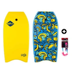 Bodyboard Softech Mojo Yellow Retro