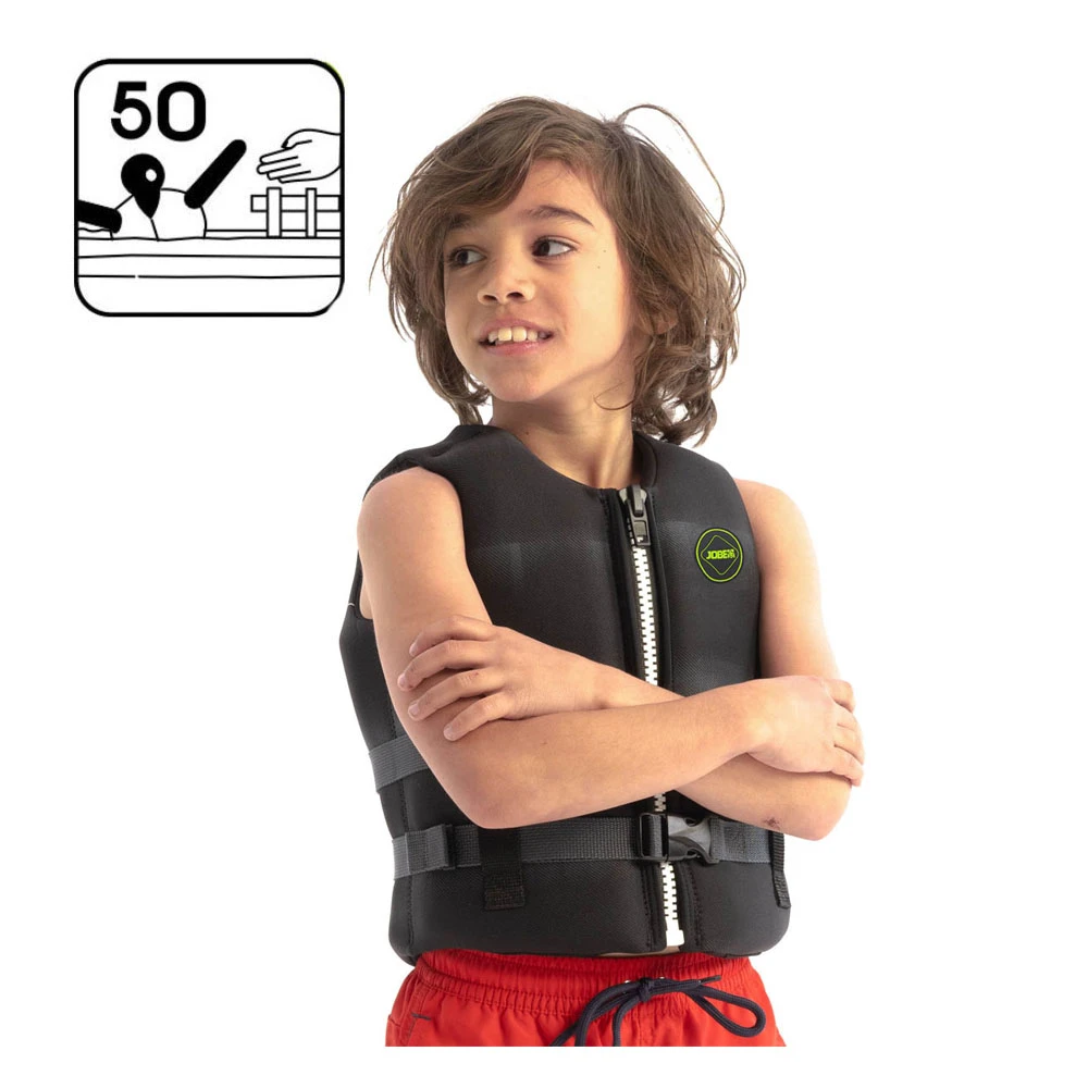 Gilet Néoprene Jobe Noir Junior 6 Gilet Néoprene Jobe Noir Junior – Image 6