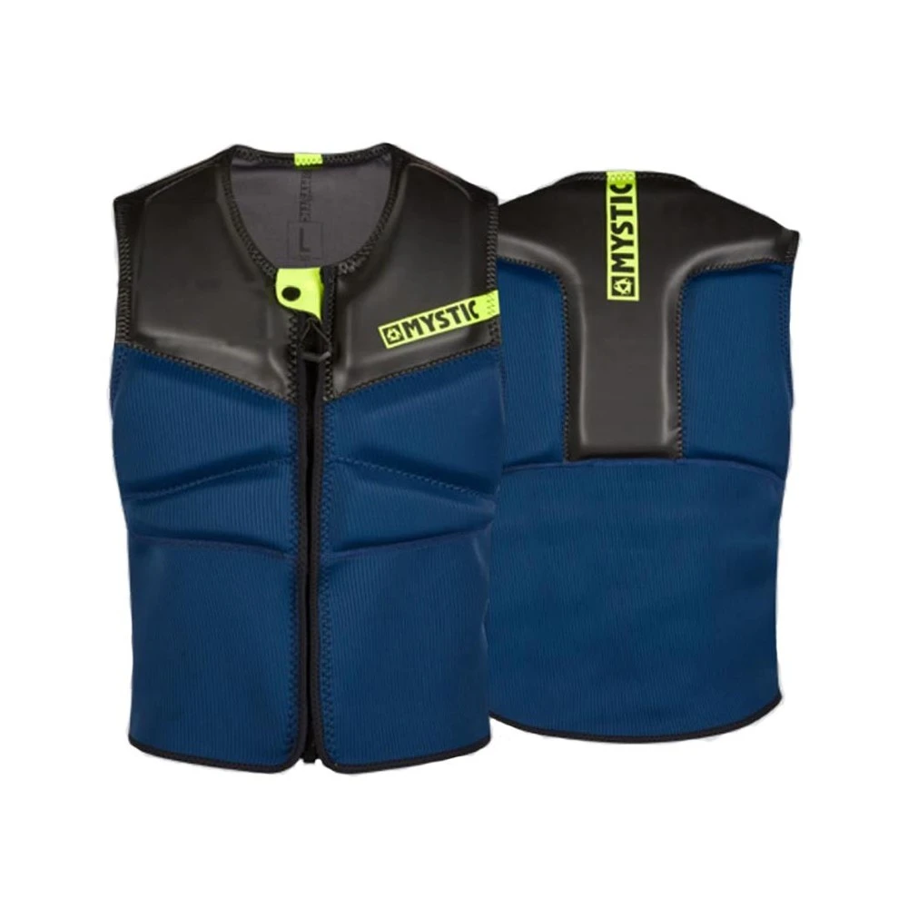 GILET IMPACT MYSTIC BLOCK FRONTZIP KITE 2023 BLEU/LIME 1 GILET IMPACT MYSTIC BLOCK FRONTZIP KITE 2023 BLEU/LIME