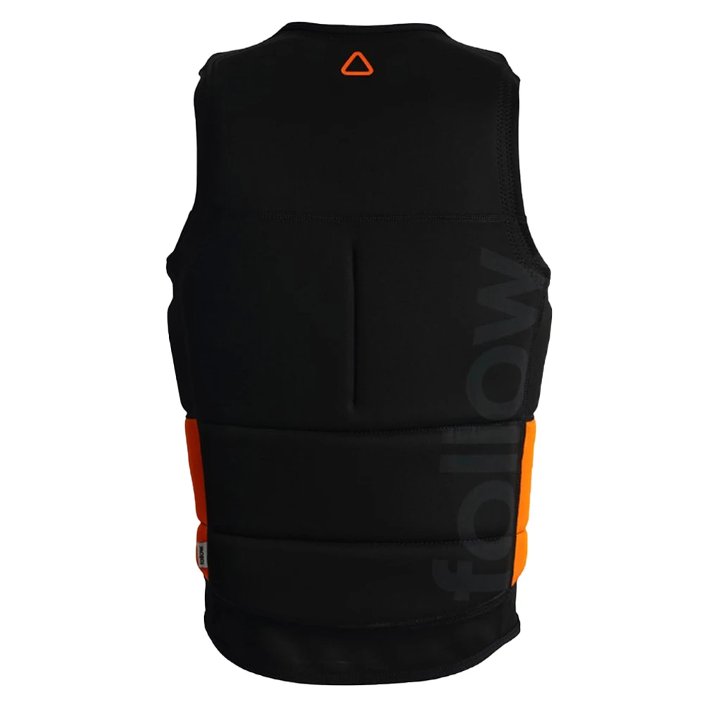 GILET SIGNAL FOLLOW WAKE NOIR/ORANGE 2023 2 GILET SIGNAL FOLLOW WAKE NOIR/ORANGE 2023 – Image 2